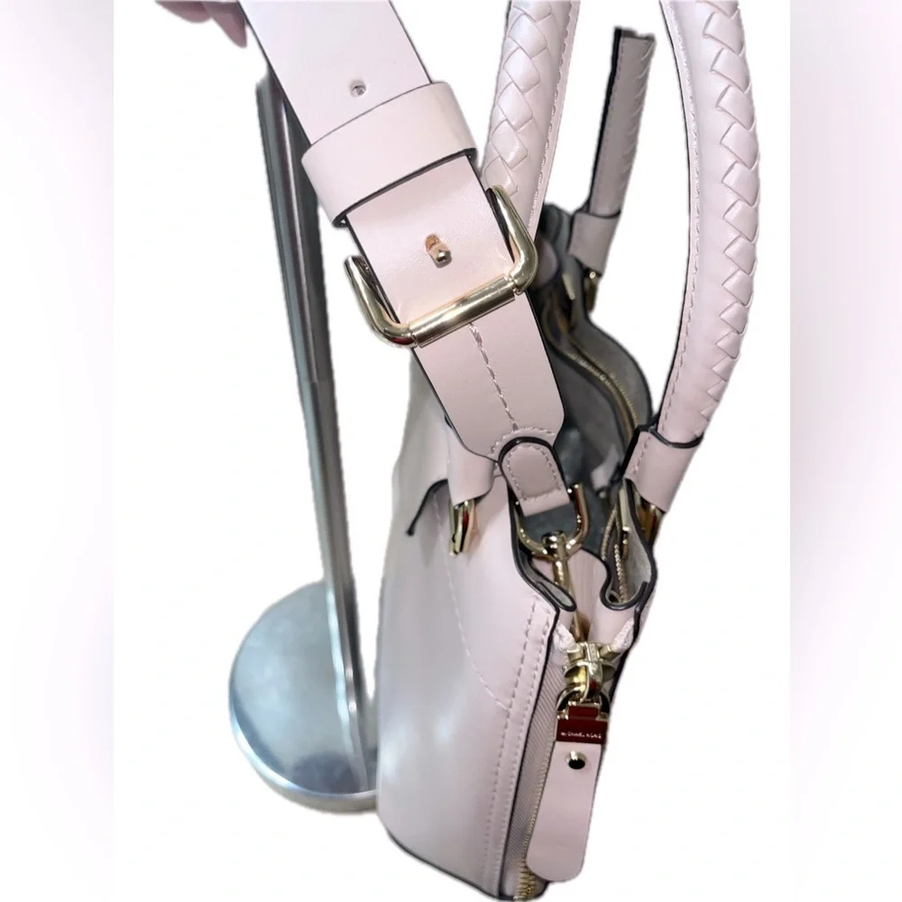 Michael Kors Blakely Leather Satchel Bag, Soft Pink